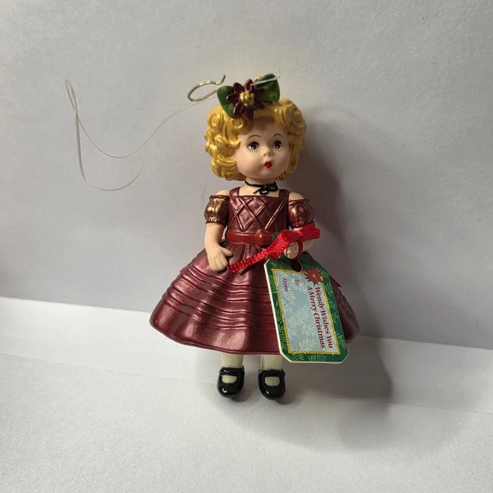 Hallmark 2015 Madame Alexander Wendy Wishes You a Merry Christmas Ornament 20th